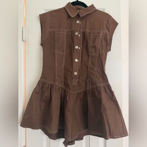 Nana Mac’s brown romper